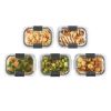 Food Storage Containers, 3.2 Cup 5 Pack, Leak-Proof, BPA Free, Clear Tritan Plastic